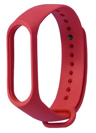 Ремешок Colored Strap для Xiaomi Mi Band 3 / 4 Красный