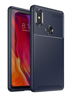 Чехол Carbon Case Xiaomi Mi 8 Se Синий