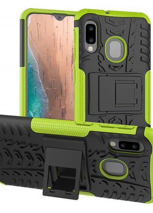 Чехол Armor Case для Samsung A202 Galaxy A20e Лайм (hub_yviz60...