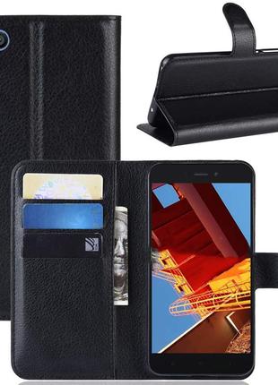 Чехол-книжка Litchie Wallet для Xiaomi Redmi Go Черный (hub_iZ...