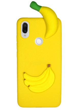 Чехол Cartoon 3D Case для Xiaomi Redmi 7 Бананы (hub_RPZX71721)