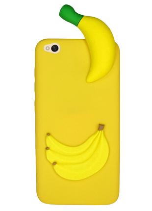 Чехол 3D Cartoon Case для Xiaomi Redmi Go Бананы (hub_QFjJ77113)