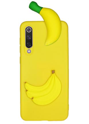Чехол Cartoon 3D Case для Xiaomi Mi 9 Бананы (hub_mRDg09880)