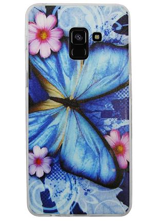 Чехол с рисунком Printed Silicone для Samsung A730 Galaxy A8+ ...