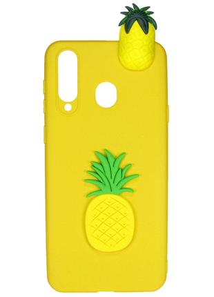 Чехол Cartoon Case 3D для Samsung Galaxy A8s Ананасы (arbc6239)