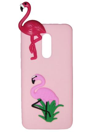 Чехол Cartoon Case 3D для Huawei Mate 10 Lite Фламинго (arbc7284)