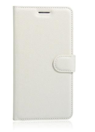 Чехол-книжка Litchie Wallet для Nokia 7.1 plus Белый (arbc3504)