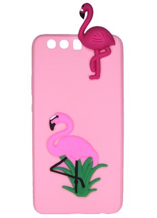 Чехол Cartoon Case 3D для Huawei P10 Plus Фламинго (arbc7731)