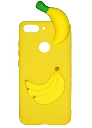 Чехол Cartoon Case 3D для Huawei P Smart Бананы (arbc7136)