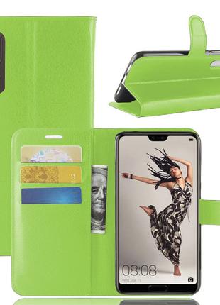 Чехол-книжка Litchie Wallet для Huawei P20 Pro Green