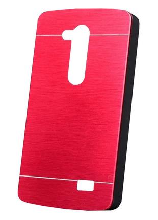 Чехол Motomo Aluminum для LG L Fino Dual D295 Red