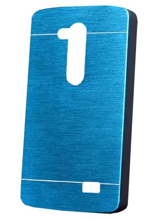 Чехол Motomo Aluminum для LG L Fino Dual D295 Blue