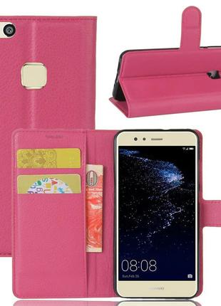 Чехол-книжка Litchie Wallet для Huawei P10 Lite Rose