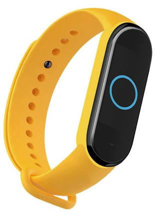 Ремешок Colored Strap для Xiaomi Mi Band 5 / 6 Yellow