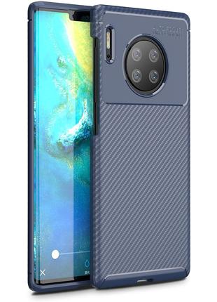 Чехол Carbon Case для Huawei Mate 30 Pro Blue