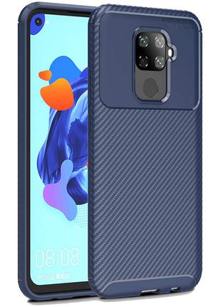 Чехол Carbon Case для Huawei Mate 30 Lite Blue