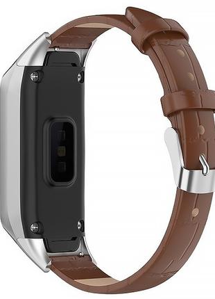Ремешок Leather Strap для Samsung Galaxy Fit R370 Brown