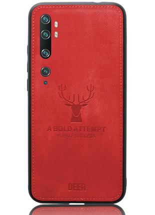 Чехол Deer Case для Xiaomi Mi Note 10 / Mi Note 10 Pro Red