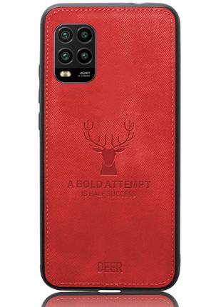 Чехол Deer Case для Xiaomi Mi 10 Lite Red