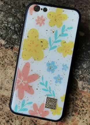 Чехол Epoxy Case для Apple iPhone 6 Plus / 6S Plus Yellow Flowers