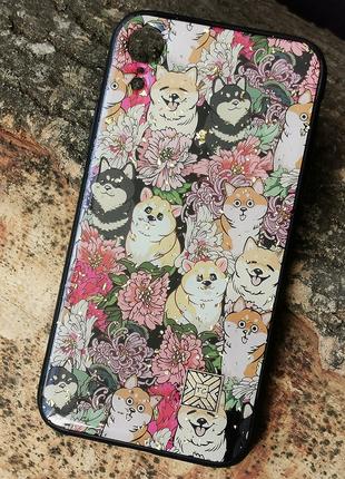 Чехол Epoxy Case для Apple iPhone XR Dogs