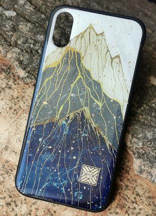 Чехол Epoxy Case для Apple iPhone X / XS Blue Mountain