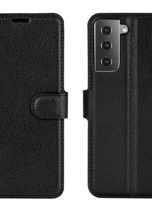 Чехол-книжка Litchie Wallet для Samsung Galaxy S21 Black