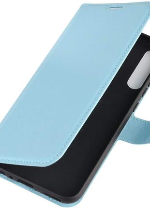 Чехол-книжка Litchie Wallet для Huawei P40 Lite E Blue