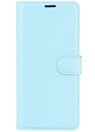 Чехол-книжка Litchie Wallet для Samsung Galaxy Note 20 Blue