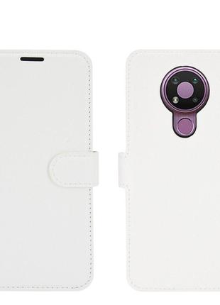 Чехол-книжка Litchie Wallet для Nokia 3.4 White