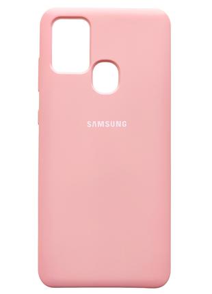 Чехол Silicone Case Samsung Galaxy A21S Light Pink