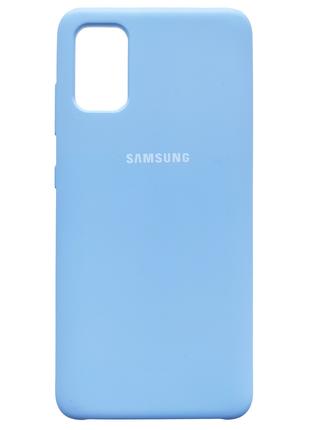 Чехол Silicone Case Samsung Galaxy A41 Light Blue