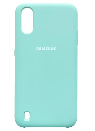 Чехол Silicone Case Samsung Galaxy A01 Turquoise