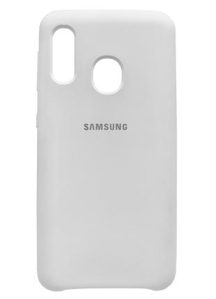 Чехол Silicone Case Samsung Galaxy A20E White