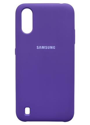 Чехол Silicone Case Samsung Galaxy A01 Violet