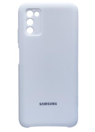 Чехол Silicone Case Samsung Galaxy A03S White