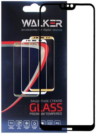 Захисне скло Walker 3D Full Glue для Nokia 6.1 Plus / X6 Black