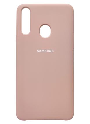 Чехол Silicone Case Samsung Galaxy A20S Nude