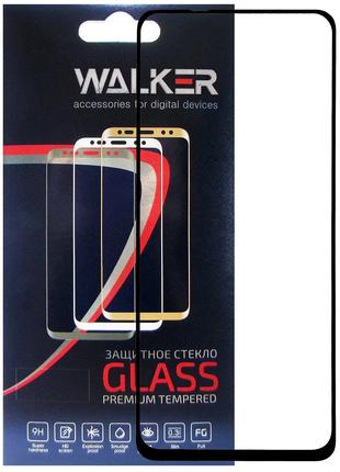 Защитное стекло Walker 3D Full Glue для Xiaomi Redmi Note 9 / ...