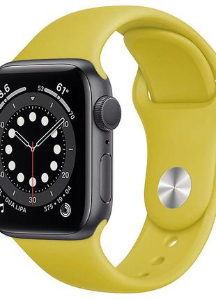 Ремешок Silicone Band Apple Watch 42 / 44 mm S / M Lemon