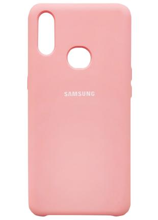 Чехол Silicone Case Samsung Galaxy A10S Light Pink