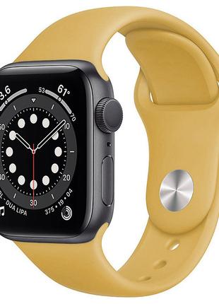 Ремешок Silicone Band Apple Watch 38 / 40 mm S / M Yellow