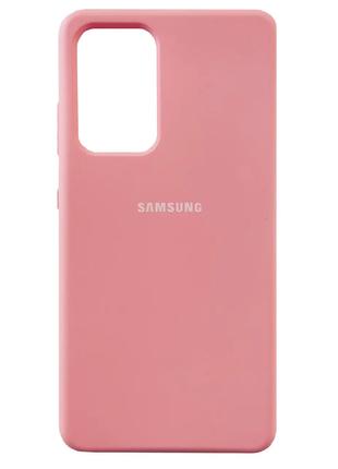 Чехол Silicone Case Samsung Galaxy A72 Light Pink