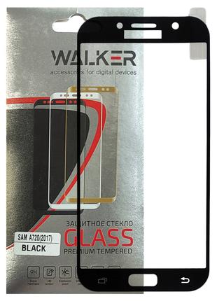 Защитное стекло Walker 3D Side Glue Samsung A720 Galaxy A7 201...