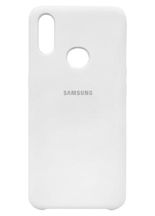 Чехол Silicone Case Samsung Galaxy A10S White