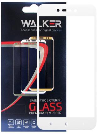 Защитное стекло Walker 3D Full Glue для Xiaomi Redmi 5A White