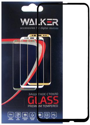 Защитное стекло Walker 3D Full Glue для Honor 9X / 9X Pro Black