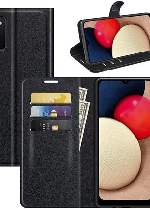 Чехол-книжка Litchie Wallet Samsung Galaxy A03S Black