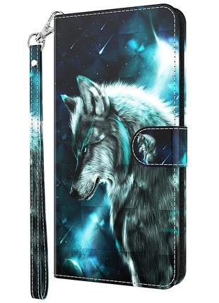 Чехол-книжка Color Book Sony Xperia 10 II Wolf