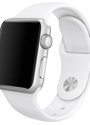 Ремешок Silicone Band Apple Watch 42 / 44 mm S / M White